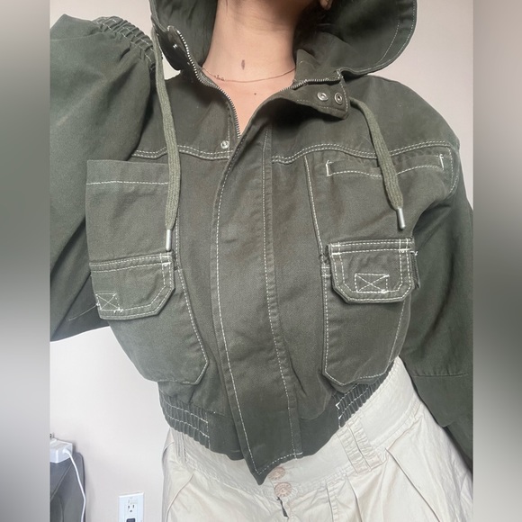 BDG Urban Outfitters Cropped Jacket - Picture 2 of 4